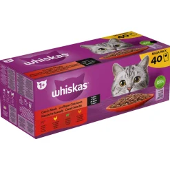 Whiskas Kattenvoer>1+ natvoer classic 40st