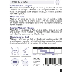 Horti Tops Moestuin>Wilde Marjolein / oregano zaad