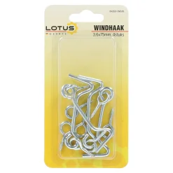 Lotus Handgereedschap>Windhaak 3,6 x 75 mm 4st.