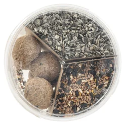 Smulti Vogelvoer>Wintermix zonnebloem met zaad, mezenbol