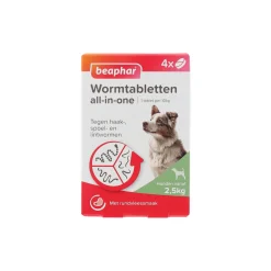 Beaphar Hondenverzorging>Wormmiddel all-in-one 40kg