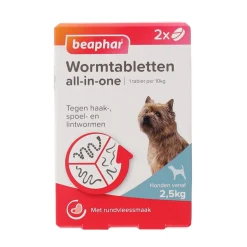 Beaphar Hondenverzorging>Wormmiddel all-in-one 20kg