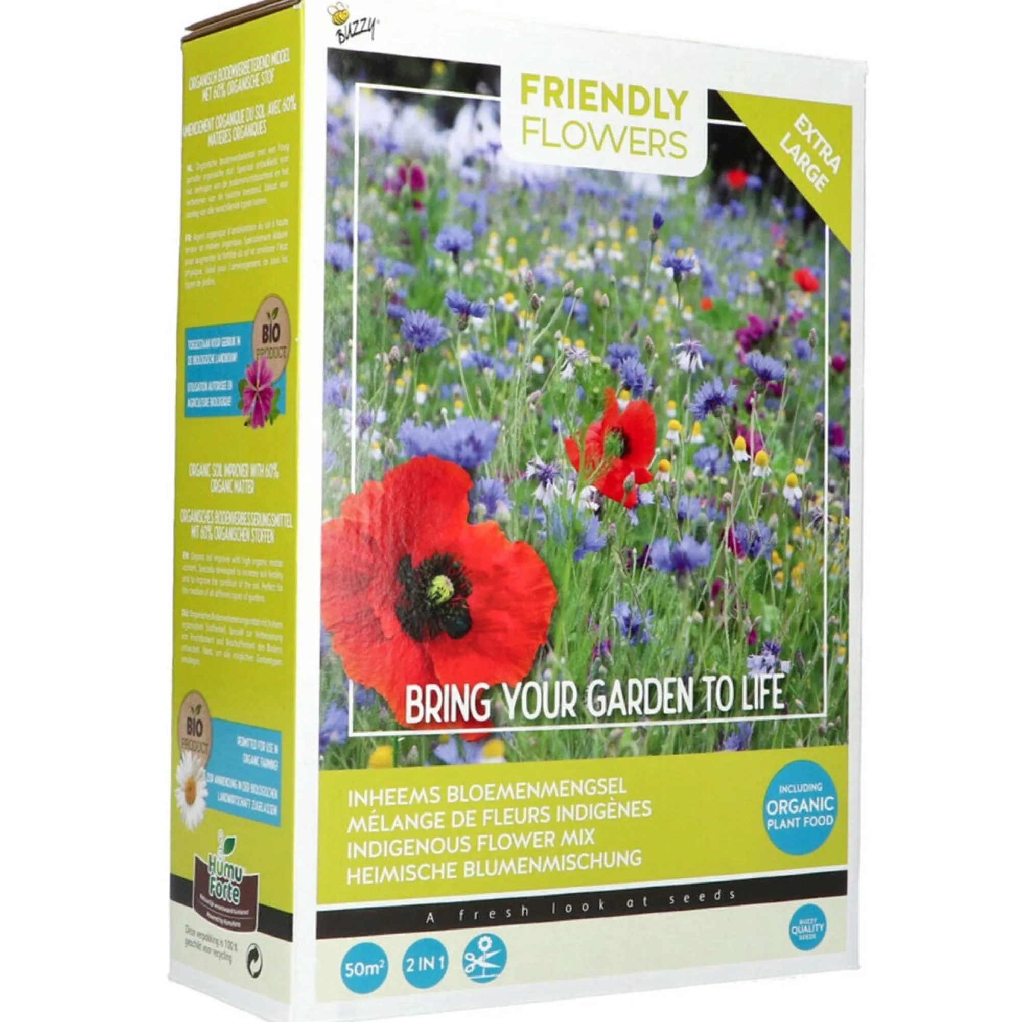 Buzzy Moestuin>XL Inheems bloemenmengsel 50m2