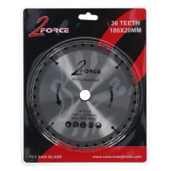 2-Force Toebehoren Elektrisch Gereedschap>Zaagblad 180 mm 20as 36T