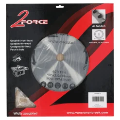 2-Force Toebehoren Elektrisch Gereedschap>Zaagblad 405 mm 30as 40T