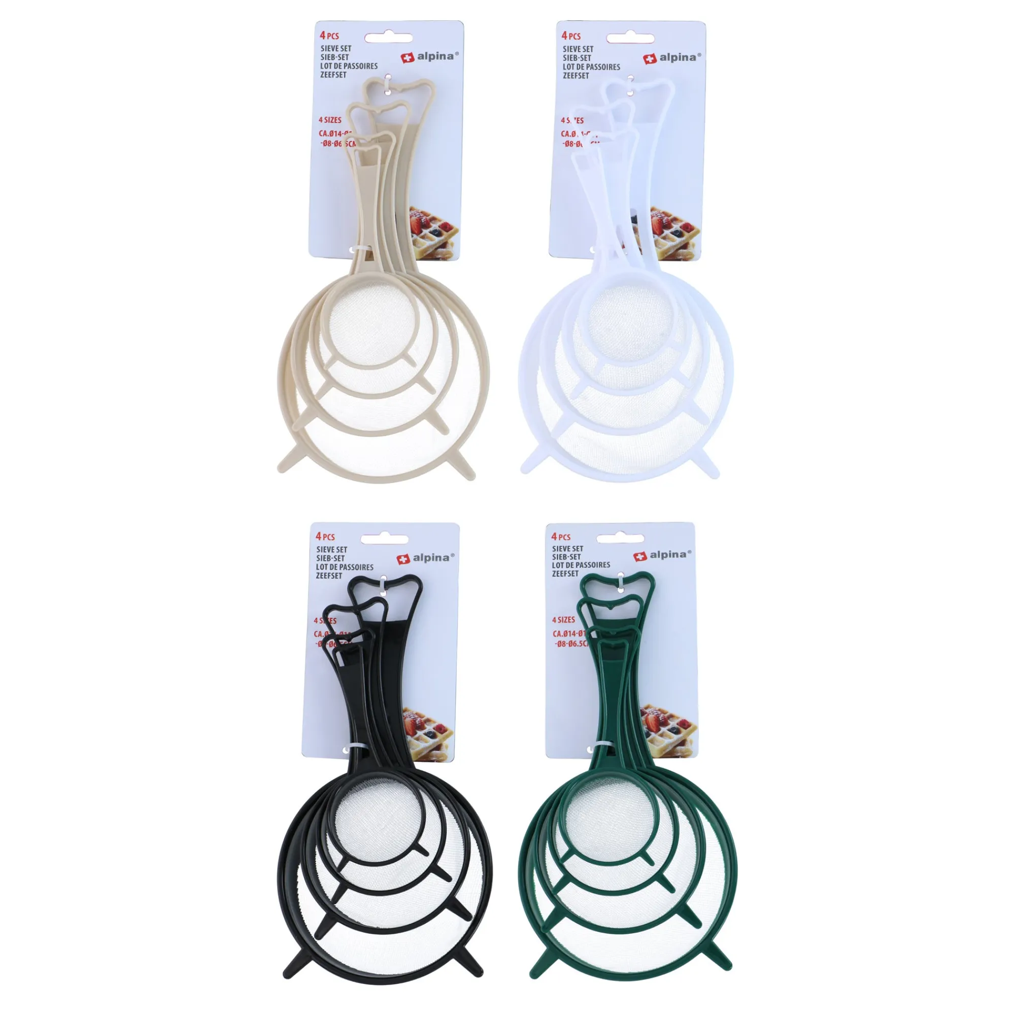 Alpina Koken & Tafelen>Zeefset 4-delig