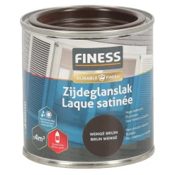 Finess Lakken>Zijdeglans wengé bruin 1449 250ml