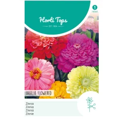 Horti Tops Moestuin>Zinnia Dahliabloemig