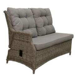 Bois le Duc Loungesets>2-zits bank rechts Aprano verstelbaar willow grey