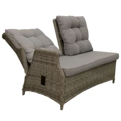 Bois le Duc Loungesets>2-zits bank rechts Aprano verstelbaar willow grey