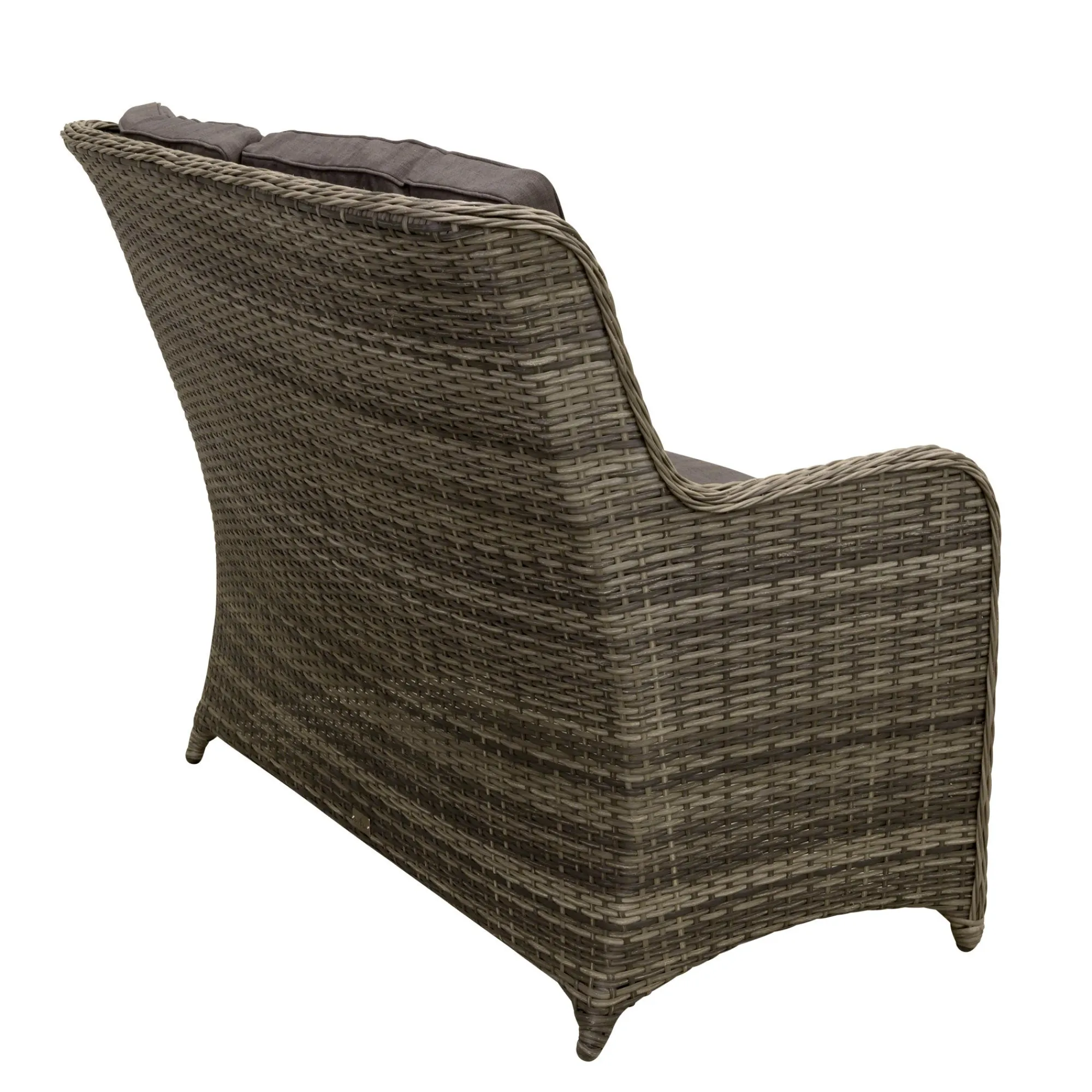 Bois le Duc Tuinbanken>2-zits bank Ricci willow grey met kussen