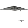 Sorara Parasol>Zweefparasol roma 3x3m grijs