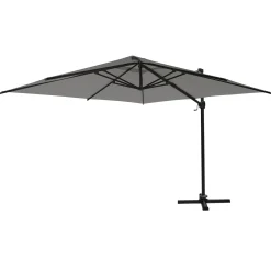 Sorara Parasol>Zweefparasol roma 3x3m grijs